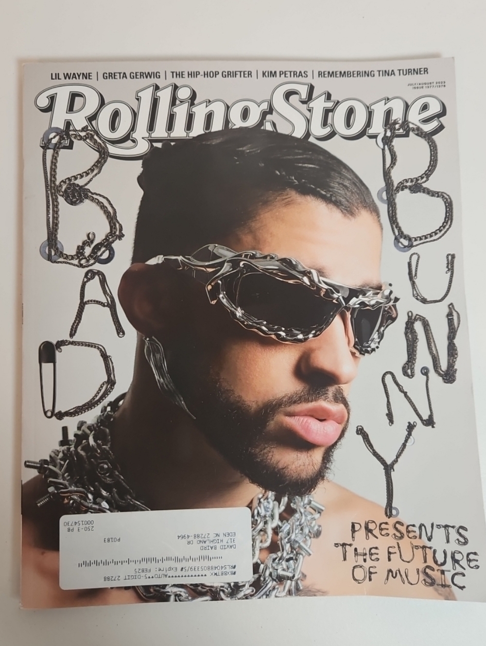 Rolling Stone Magazine Issue 1378 July August 2023 Bad Bunny Tina Turner Tribute